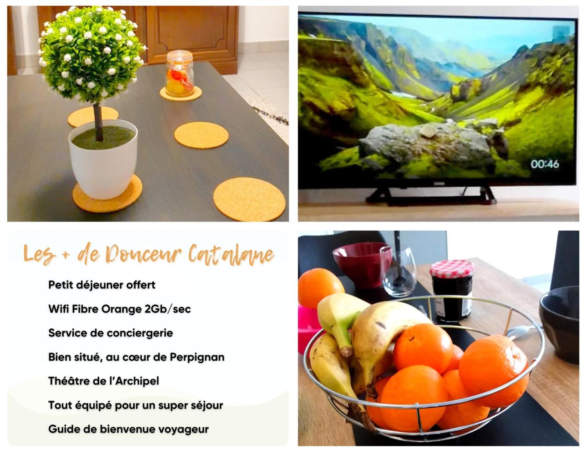 Sejour Perpignan Avec Petit-Dejeuner A La Demande A 20 Minutes De L'Espagne A La Douceur Catalane Luaran gambar